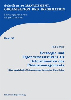 Cover Strategie und Eigentümerstruktur als Determinanten des Finanzmanagements (eBook, PDF)