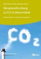 Akzeptanzforschung zu CCS in Deutschland. (eBook, PDF) - Pietzner, Katja; Schumann, Diana