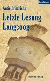Letzte Lesung Langeoog (eBook, ePUB)