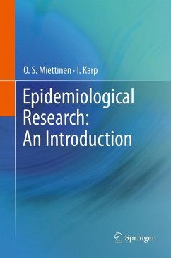 Epidemiological Research: An Introduction (eBook, PDF) - Miettinen, O. S.; Karp, I.