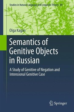 Semantics of Genitive Objects in Russian (eBook, PDF) - Kagan, Olga