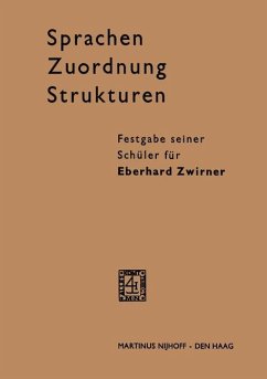 Sprachen - Zuordnung - Strukturen - Zwirner, Eberhard