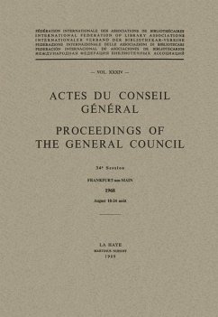 Actes du Conseil Général / Proceedings of the General Council - Randall, S.; Thompson, A.