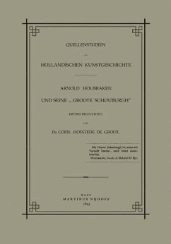 Quellenstudien zur Holländischen Kunstgeschichte - Houbraken, Arnold