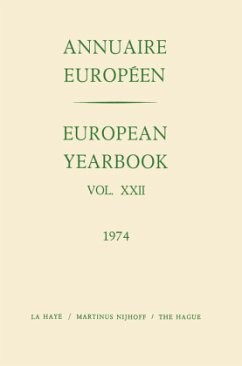 European Yearbook / Annuaire Europeen - Council of Europe Staff