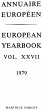 Annuaire Europeen / European Yearbook - Bild 1