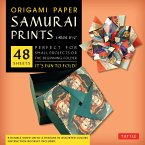 Origami Paper - Samurai Prints - Large 8 1/4 - 48 Sheets
