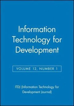 Information Technology for Development, Volume 12, Number 1