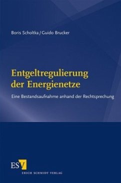 Cover Entgeltregulierung der Energienetze