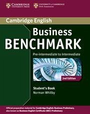 Business Benchmark Pre-intermediate - Intermediate Business Preliminary Student's Book - Whitby, Norman