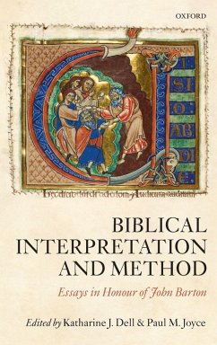 Cover BIBLICAL INTERPR & METHOD FESTSCHRIFT C