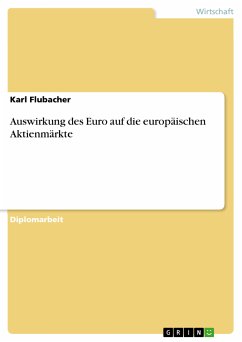 Auswirkung des Euro auf die europäischen Aktienmärkte (eBook, PDF) - Flubacher, Karl