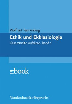 Ethik und Ekklesiologie (eBook, PDF) - Pannenberg, Wolfhart