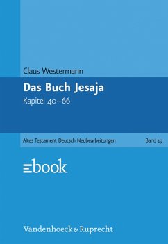 Das Buch Jesaja (eBook, PDF) - Westermann, Claus