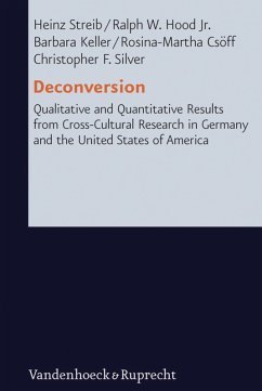 Deconversion (eBook, PDF) - Streib, Heinz; Silver, Christopher F.; Csöff, Rosina-Martha; Keller, Barbara; Hood, Ralph W.