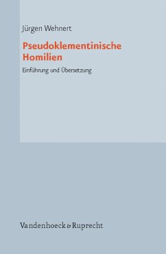 Pseudoklementinische Homilien (eBook, PDF) - Wehnert, Jürgen