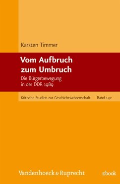 Vom Aufbruch zum Umbruch (eBook, PDF) - Timmer, Karsten