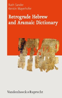 Retrograde Hebrew and Aramaic Dictionary (eBook, PDF) - Sander, Ruth; Mayerhofer, Kerstin