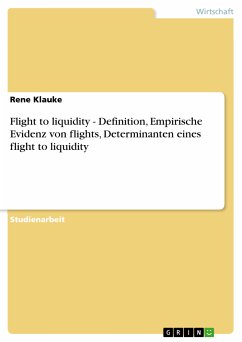 Flight to liquidity - Definition, Empirische Evidenz von flights, Determinanten eines flight to liquidity (eBook, PDF)