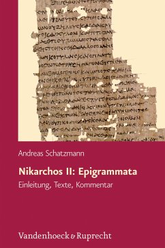 Nikarchos II: Epigrammata (eBook, PDF) - Schatzmann, Andreas