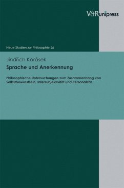 Sprache und Anerkennung (eBook, PDF) - Karásek, Jindrich