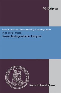 Strafrechtsdogmatische Analysen (eBook, PDF) - Puppe, Ingeborg