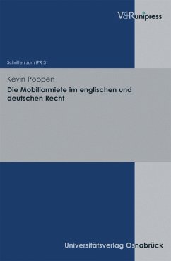 Die Mobiliarmiete im englischen und deutschen Recht (eBook, PDF) - Poppen, Kevin