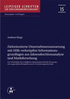 Zielorientierte Unternehmenssteuerung mit Hilfe verknüpfter Informationsgrundlagen aus Jahresabschlussanalyse und Marktforschung (eBook, PDF) - Kluge, Andreas