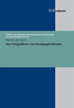 Das Fotografieren von Kunstgegenständen (eBook, PDF) - Lehment, Henrik