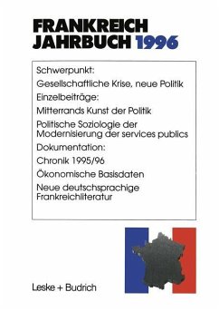 Frankreich-Jahrbuch 1996 - Albertin, Lothar; Asholt, Wolfgang; Bock, Hans Manfred; Christadler, Marieluise; Schild, Joachim; Kimmel, Adolf; Picht, Robert; Uterwedde, Henrik; Kolboom, Ingo