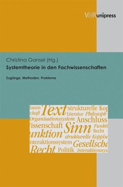 Systemtheorie in den Fachwissenschaften (eBook, PDF)