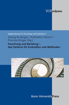 Forschung und Beratung - Das Zentrum für Evaluation und Methoden (eBook, PDF)