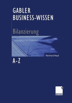 Gabler Business-Wissen A-Z Bilanzierung - Heyd, Reinhard