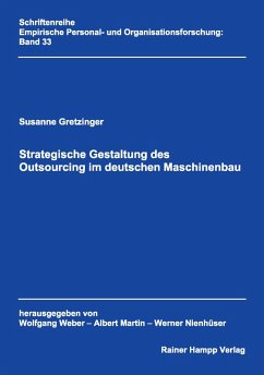 Cover Strategische Gestaltung des Outsourcing im deutschen Maschinenbau (eBook, PDF)