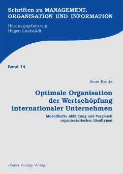 Cover Optimale Organisation der Wertschöpfung internationaler Unternehmen (eBook, PDF)
