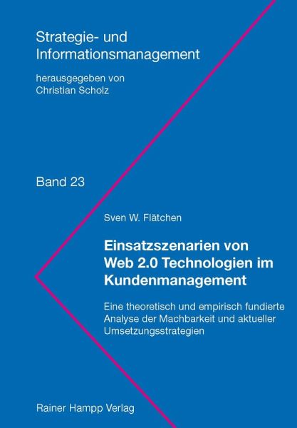 Einsatzszenarien von Web 2.0 Technologien im Kundenmanagement (eBook, PDF)