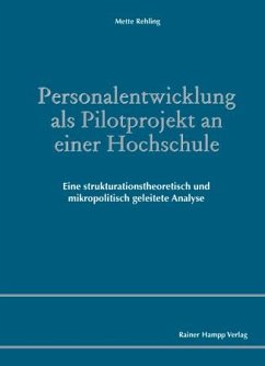 Cover Personalentwicklung als Pilotprojekt an einer Hochschule (eBook, PDF)
