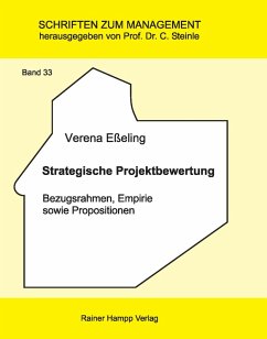 Strategische Projektbewertung (eBook, PDF) - Eßeling, Verena