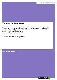 Testing a hypothesis with the methods of conceptual biology (eBook, PDF)