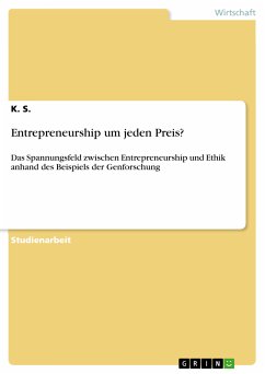 Entrepreneurship um jeden Preis? (eBook, PDF)