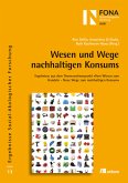 Wesen und Wege nachhaltigen Konsums (eBook, PDF)