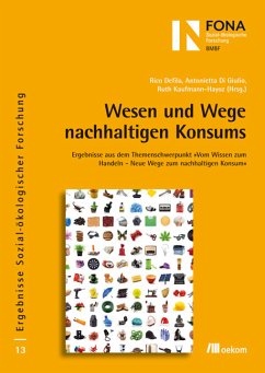 Wesen und Wege nachhaltigen Konsums (eBook, PDF) - Defila, Rico; DiGiulio, Antonietta; Kaufmann-Hayoz, Ruth