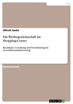 Die Werbegemeinschaft im Shopping-Center (eBook, PDF) - Janke, Ullrich