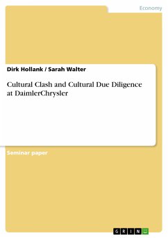 Cultural Clash and Cultural Due Diligence at DaimlerChrysler (eBook, PDF)