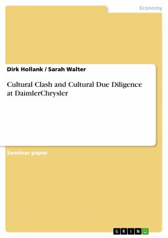 Cultural Clash and Cultural Due Diligence at DaimlerChrysler (eBook, PDF) - Hollank, Dirk; Walter, Sarah