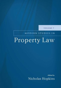 Cover Modern Studies in Property Law