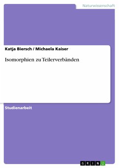 Isomorphien zu Teilerverbänden (eBook, PDF) - Biersch, Katja; Kaiser, Michaela