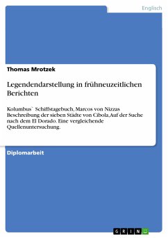 Legendendarstellung in frühneuzeitlichen Berichten (eBook, PDF) - Mrotzek, Thomas