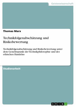 Technikfolgenabschätzung und Risikobewertung (eBook, PDF) - Marx, Thomas