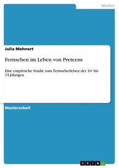 Fernsehen im Leben von Preteens (eBook, PDF)
